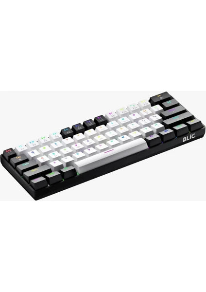 Blic T60WB Tam Mekanik Rgb Antighosting Red Switch Gaming Oyuncu Klavyesi