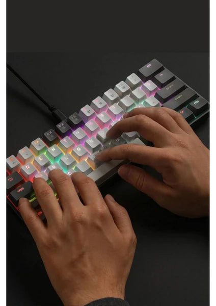 Blic T60WB Tam Mekanik Rgb Antighosting Red Switch Gaming Oyuncu Klavyesi