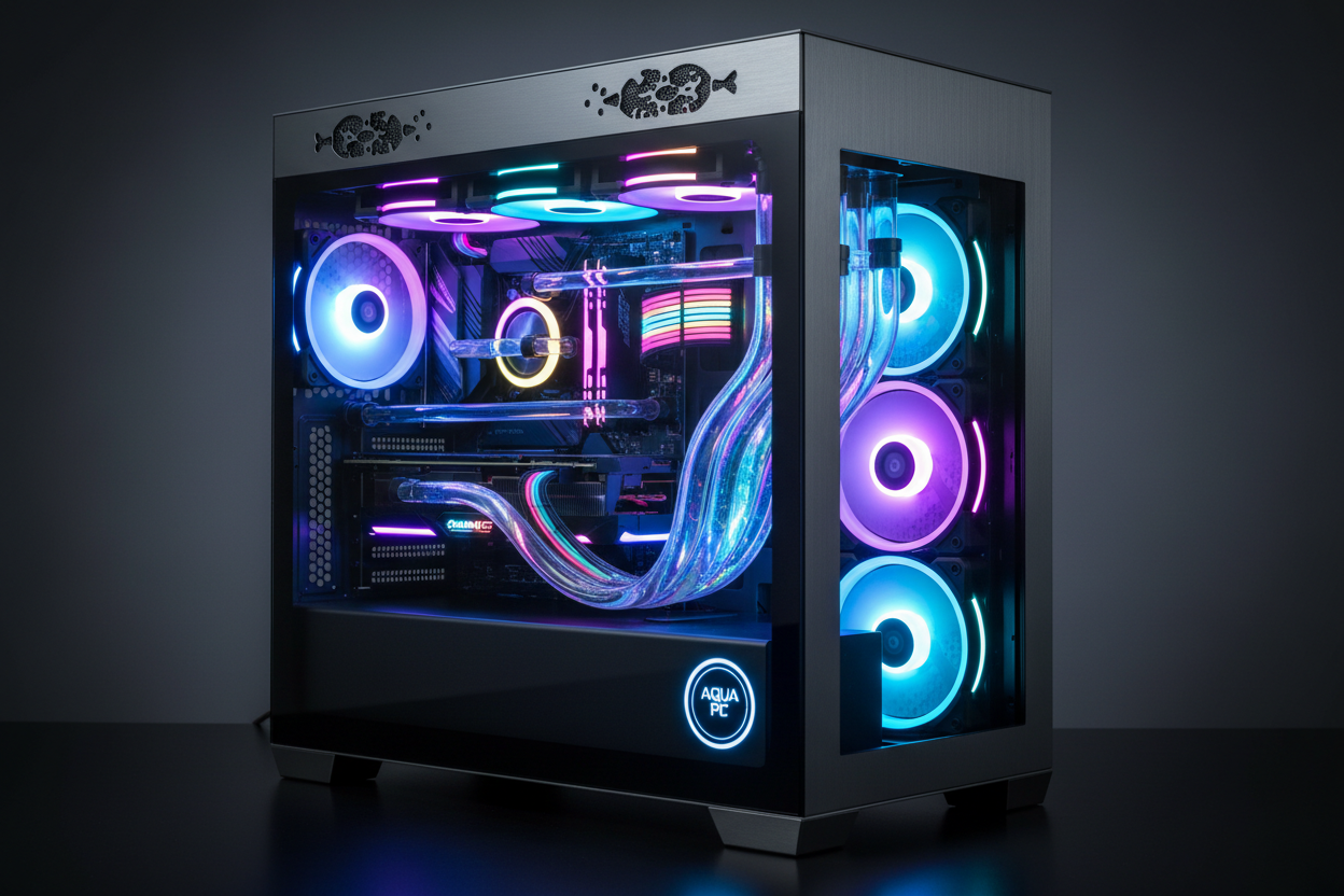 RGB AKVARYUM KASA gri