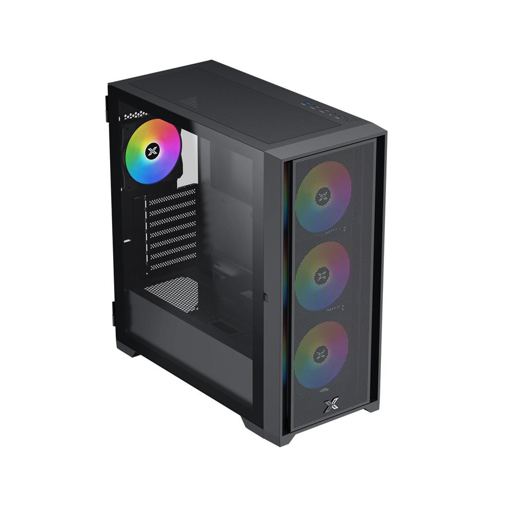 XIGMATEK MASTER X II PRO SİYAH ODIN II 4x120mm RGB FANLI 750W 80PLUS MidT ATX GAMING KASA